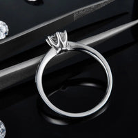 Moissanite 925 Sterling Silver Ring - Coolpeacock