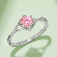 Moissanite 925 Sterling Silver Ring - Coolpeacock