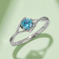 Moissanite 925 Sterling Silver Ring - Coolpeacock