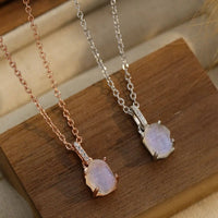 Moonstone 925 Sterling Silver Necklace - Coolpeacock