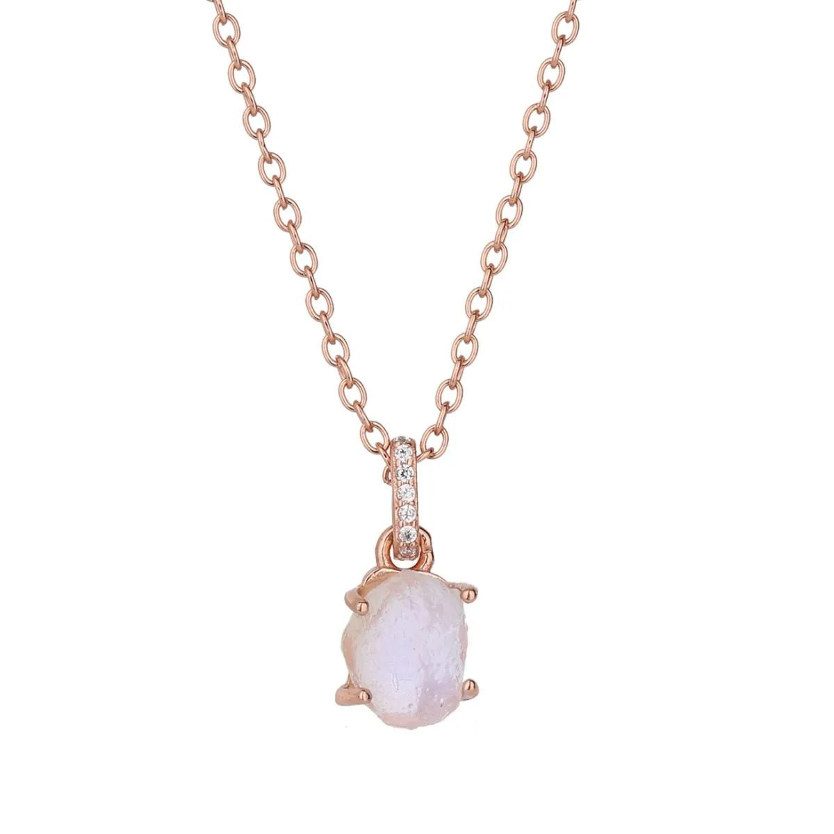 Moonstone 925 Sterling Silver Necklace - Coolpeacock