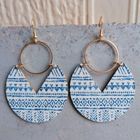 Ms.Pac - Man Shape Wooden Dangle Earrings - Coolpeacock