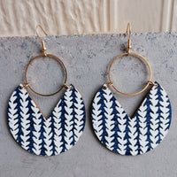 Ms.Pac - Man Shape Wooden Dangle Earrings - Coolpeacock