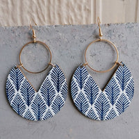 Ms.Pac - Man Shape Wooden Dangle Earrings - Coolpeacock