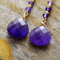 Natural Stone Bead Shape Earrings - Coolpeacock