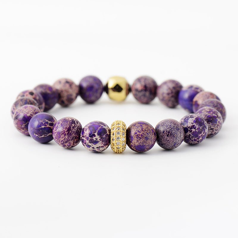 Natural Stone Beaded Bracelet - Coolpeacock