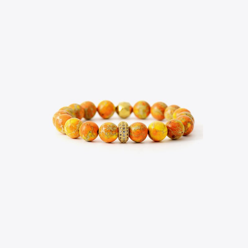 Natural Stone Beaded Bracelet - Coolpeacock