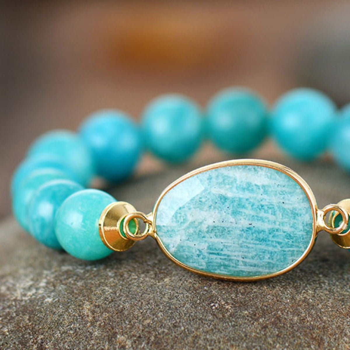 Natural Stone Beaded Bracelet - Coolpeacock