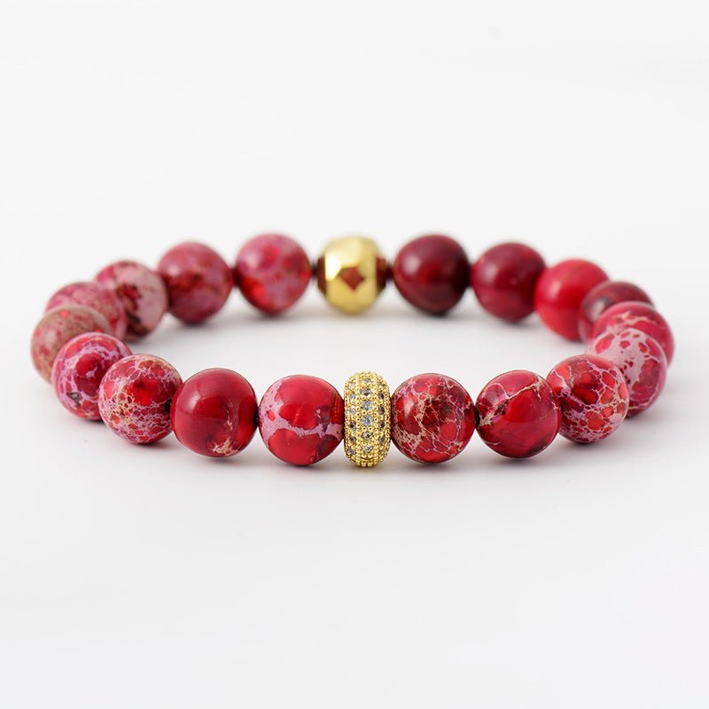 Natural Stone Beaded Bracelet - Coolpeacock