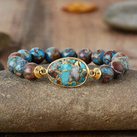 Natural Stone Beaded Bracelet - Coolpeacock