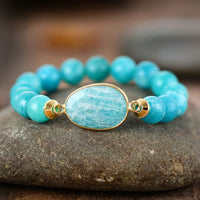 Natural Stone Beaded Bracelet - Coolpeacock