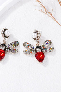 Natural Stone Bee Dangle Earrings - Coolpeacock