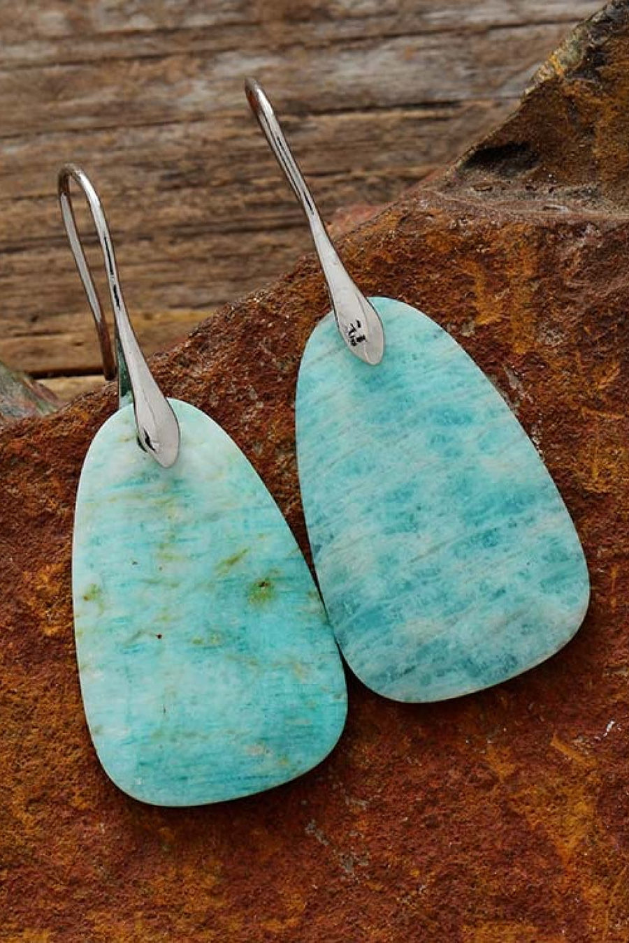 Natural Stone Dangle Earrings - Coolpeacock