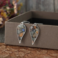 Natural Stone Dangle Earrings - Coolpeacock
