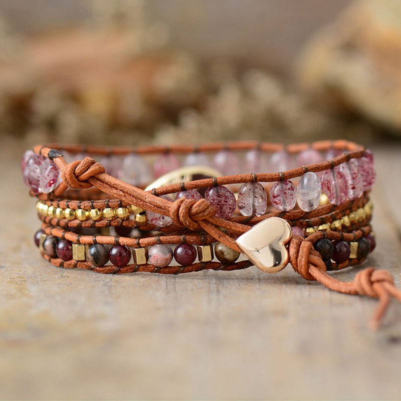 Natural Stone Layered Bracelet - Coolpeacock
