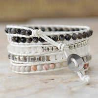 Natural Stone Layered Bracelet - Coolpeacock