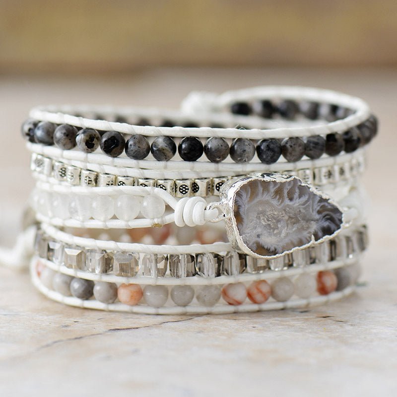 Natural Stone Layered Bracelet - Coolpeacock