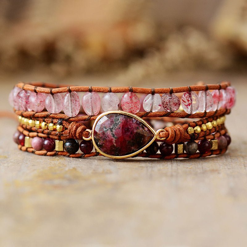 Natural Stone Layered Bracelet - Coolpeacock