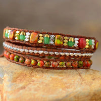 Natural Stone Woven Bracelet - Coolpeacock