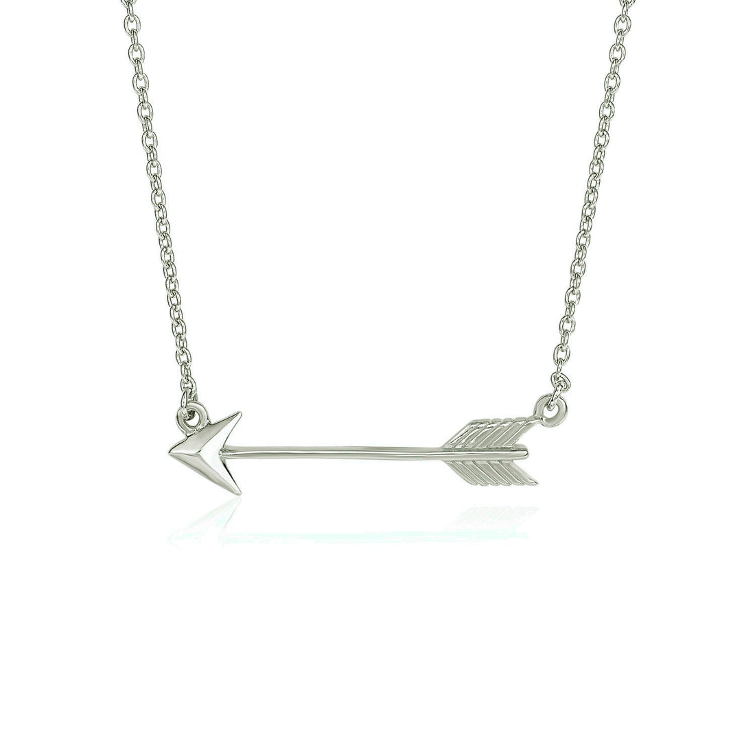 Necklace with Arrow in Sterling Silver - Coolpeacock