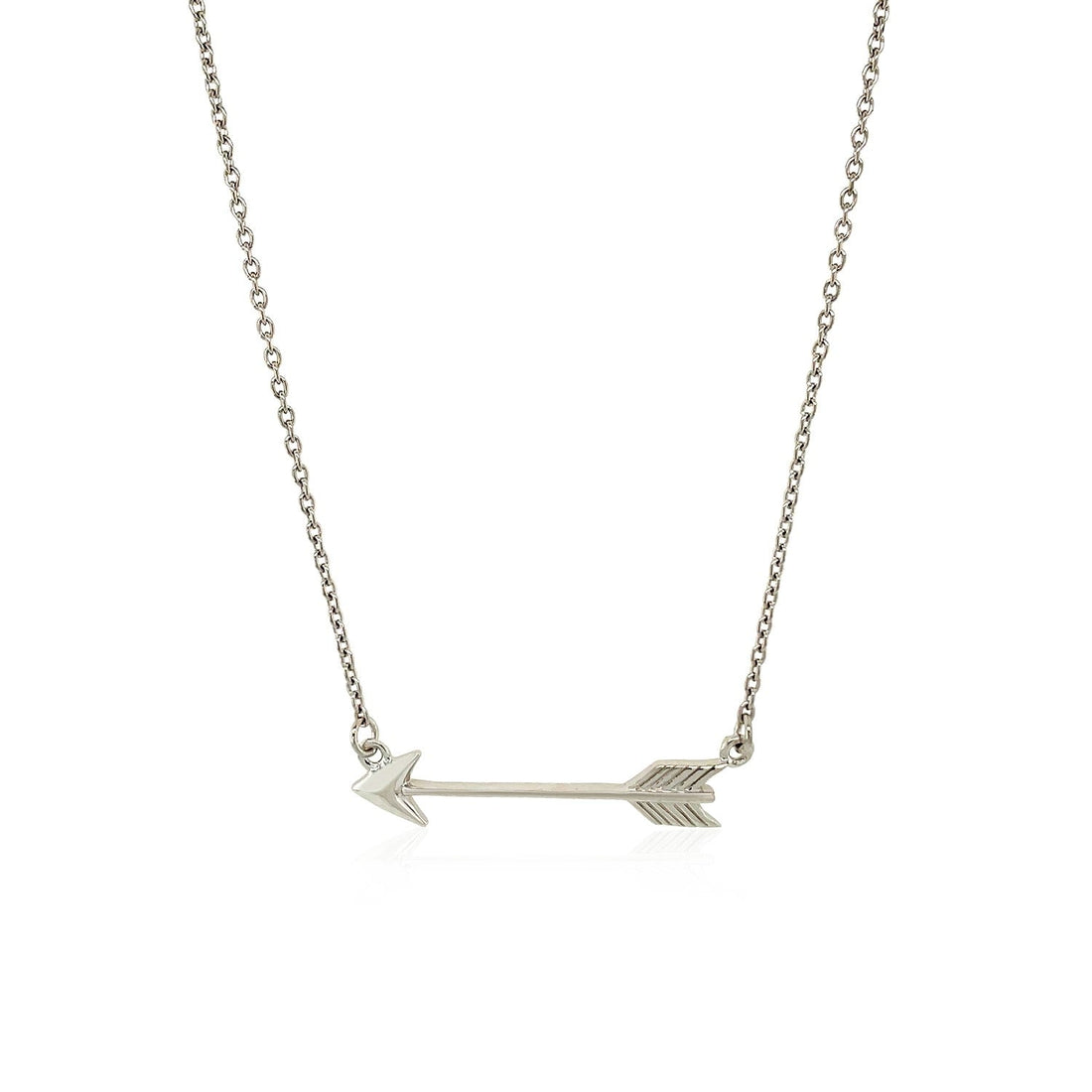 Necklace with Arrow in Sterling Silver - Coolpeacock