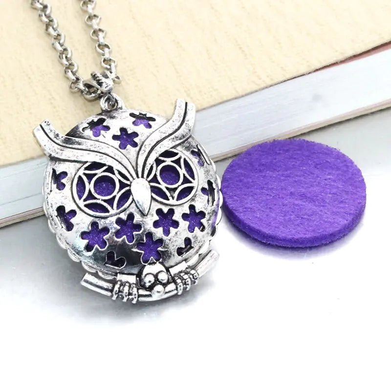Owl Essence Diffuser Necklace - Coolpeacock