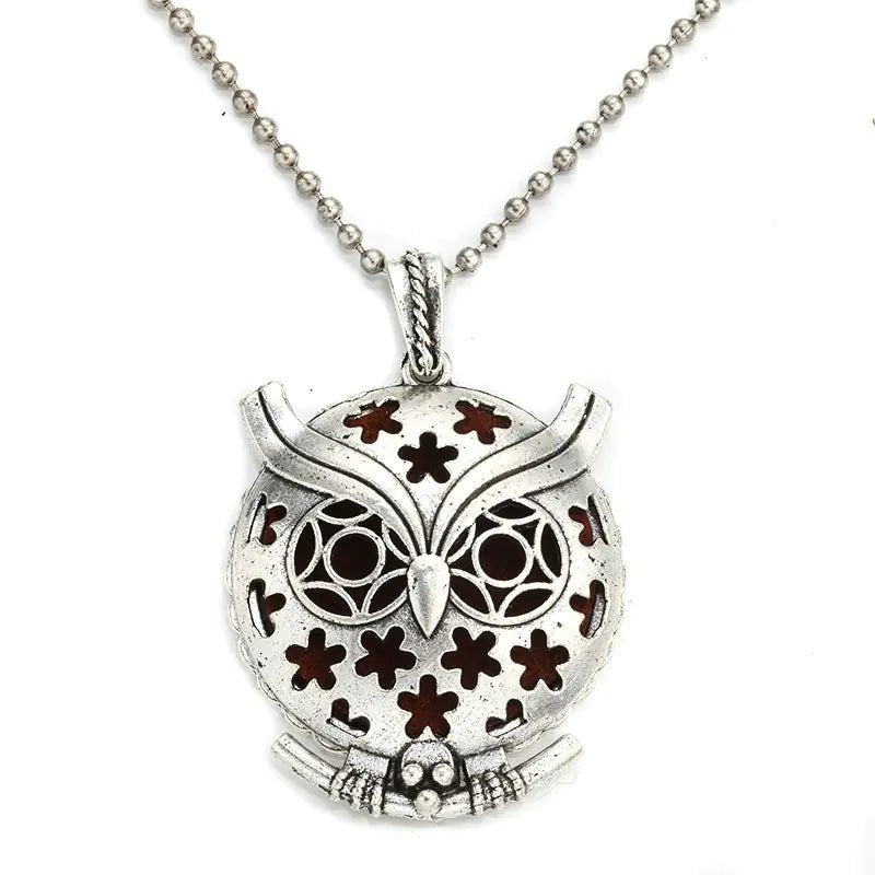 Owl Essence Diffuser Necklace - Coolpeacock