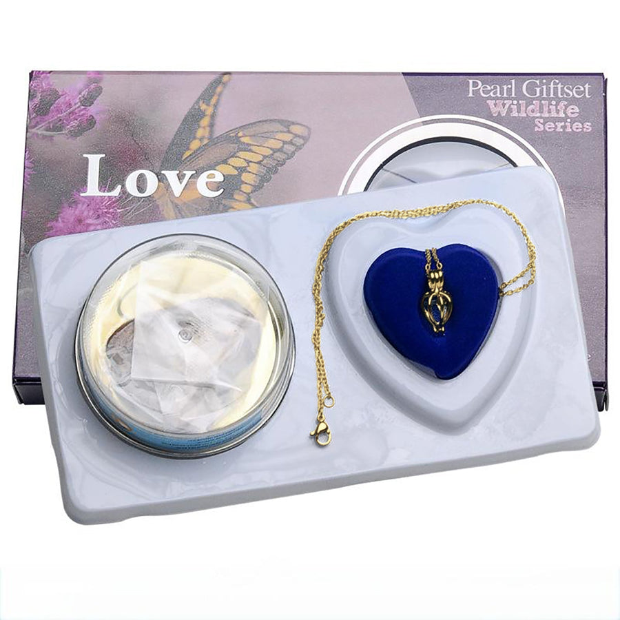 Pearl Necklace Pearl Oyster Self - opening Blind Box Pearl Necklace Pearl Pendant Surprise Gift - Coolpeacock