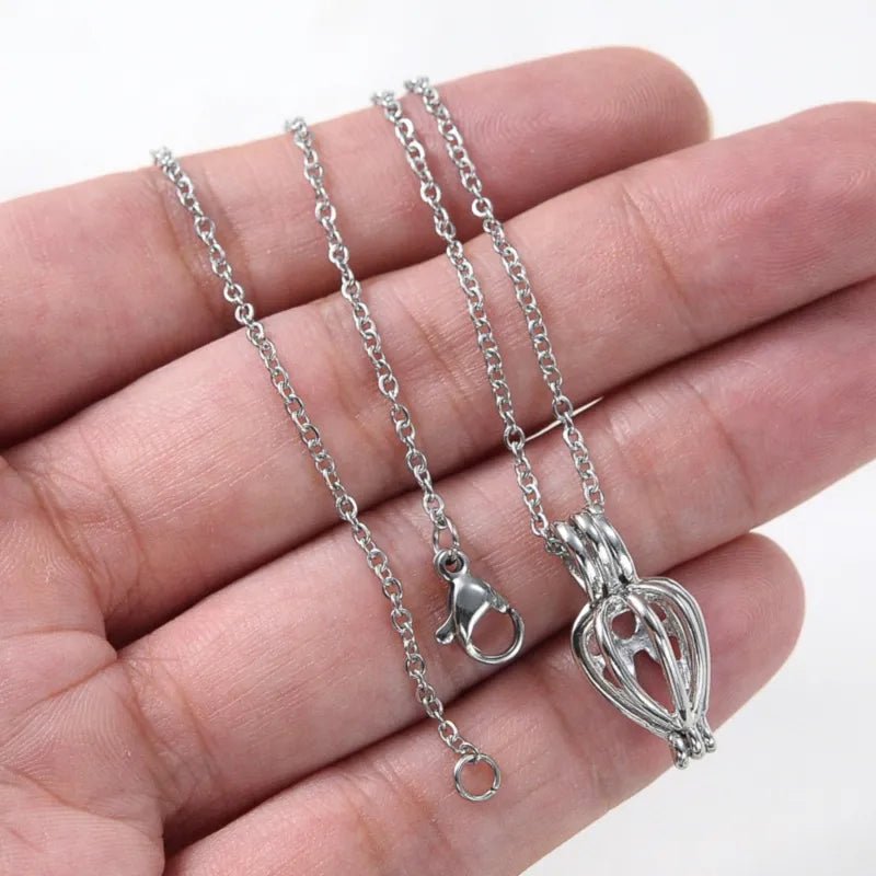 Pearl Necklace Pearl Oyster Self - opening Blind Box Pearl Necklace Pearl Pendant Surprise Gift - Coolpeacock