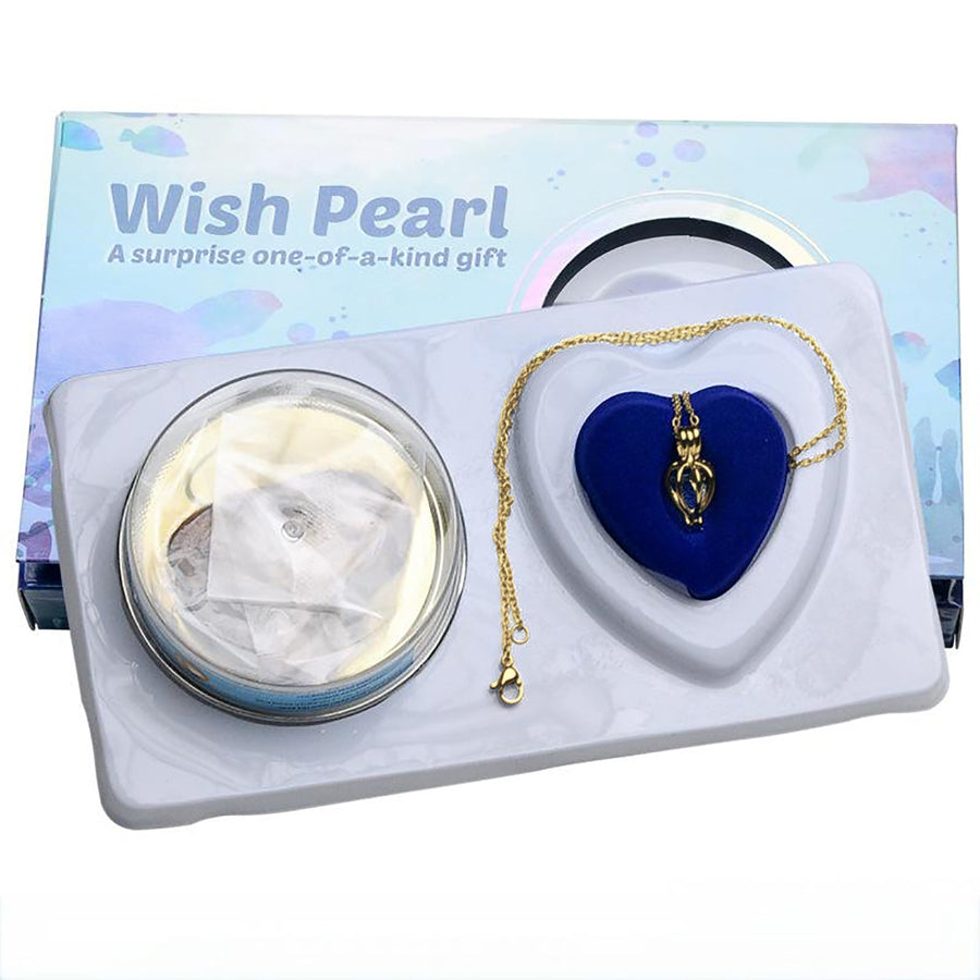 Pearl Necklace Pearl Oyster Self - opening Blind Box Pearl Necklace Pearl Pendant Surprise Gift - Coolpeacock