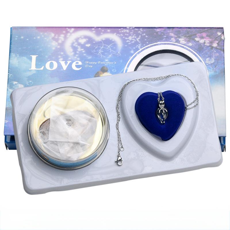 Pearl Necklace Pearl Oyster Self - opening Blind Box Pearl Necklace Pearl Pendant Surprise Gift - Coolpeacock