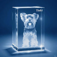 Personalized 2D/3D Photo Crystal Lamp With or Without Base - Coolpeacock