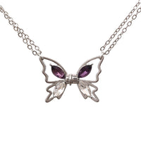 Personalized Couple Necklace Magnetic Matching Butterfly Necklaces for Couples Valentine's Gift for Lover - Coolpeacock