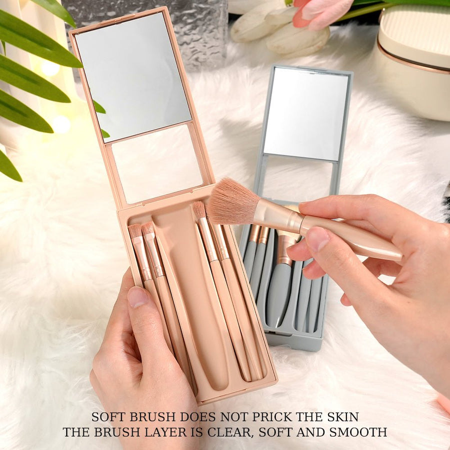 Personalized Engraved Makeup Brush Set – Customizable Beauty Essentials for Flawless Application - Coolpeacock