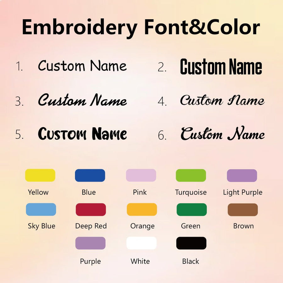 Personalized Name Embroidery Backpack Custom Bear Backpack School Bags Gift for Kids - Coolpeacock