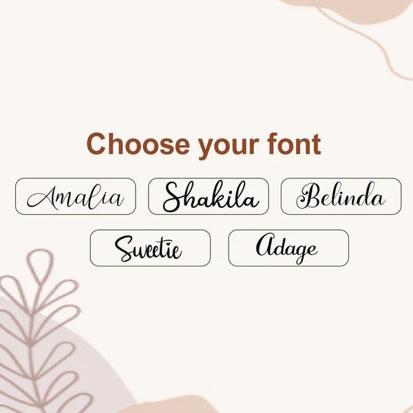 Personalized Name Flask with Birth Flower Custom Flask Gift for Bridesmaid Bachelorette Friends - Coolpeacock