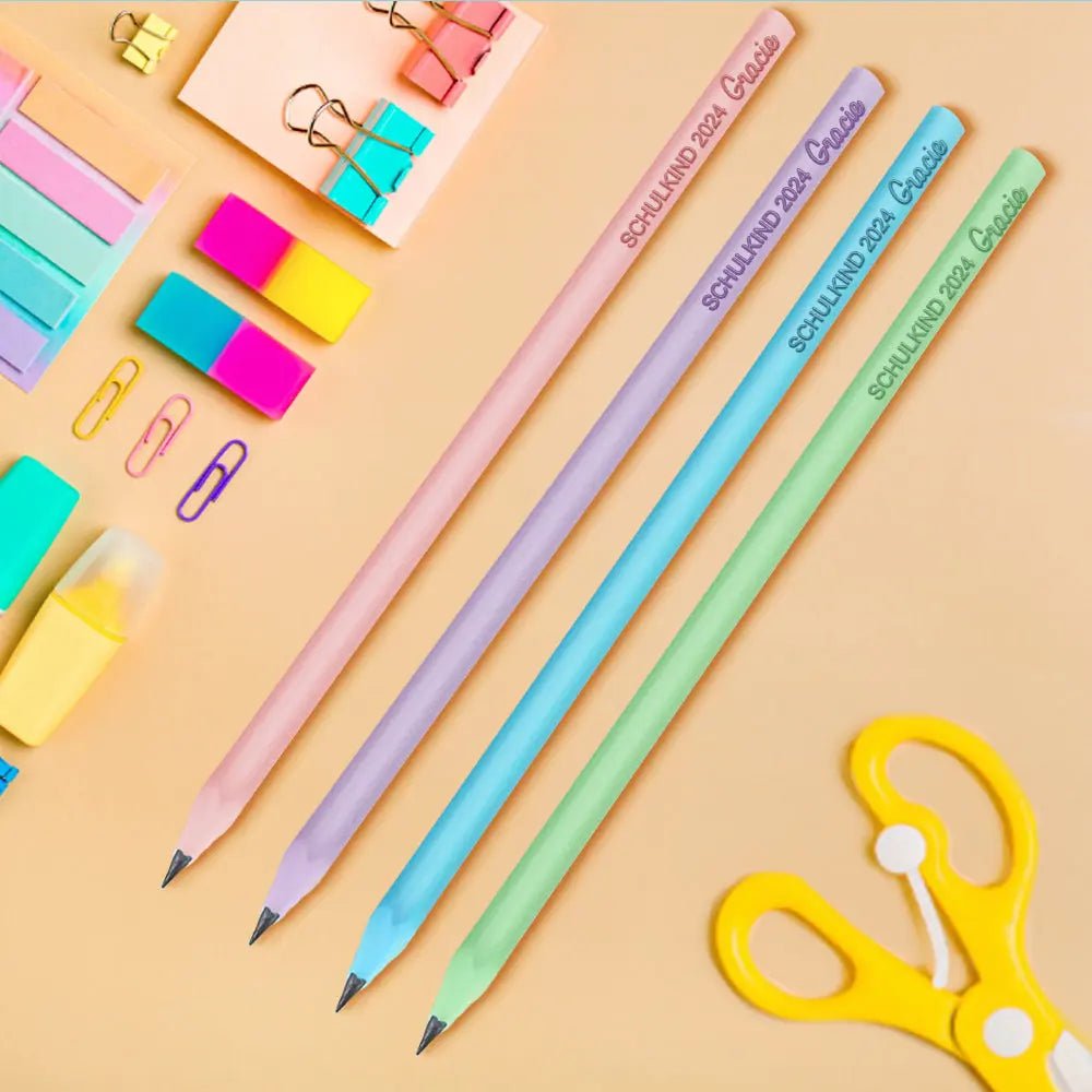 Personalized Pencil Custom School Supplies School Enrollment Back to School Gift - Coolpeacock