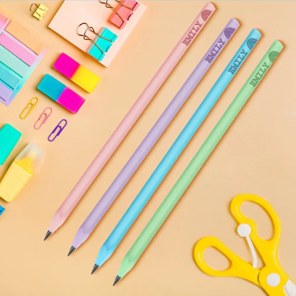 Personalized Pencil Custom School Supplies School Enrollment Back to School Gift - Coolpeacock
