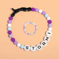 Personalized Pet Name Necklace – Comes with a Free Matching Bracelet - Coolpeacock
