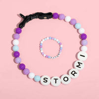 Personalized Pet Name Necklace – Comes with a Free Matching Bracelet - Coolpeacock