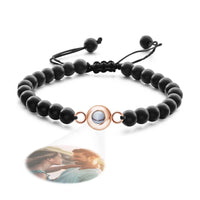 Personalized Photo Projection Beads Bracelet Elegant Gift For Her - Coolpeacock
