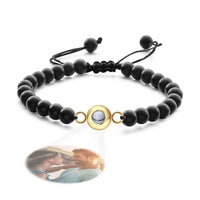 Personalized Photo Projection Beads Bracelet Elegant Gift For Her - Coolpeacock
