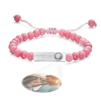 Personalized Photo Projection Beads Bracelet My Only Love Creative Gift For Her - Coolpeacock
