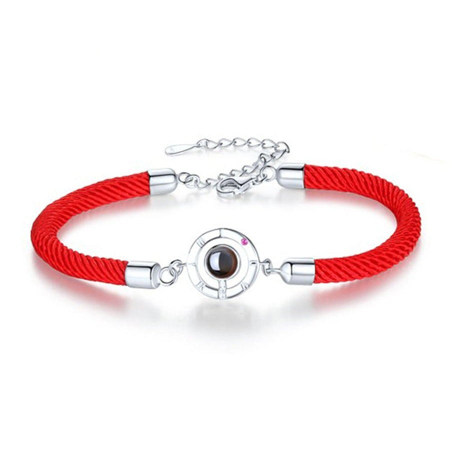 Personalized Projection Bracelet Couple Memory Jewelry - Coolpeacock