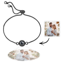 Photo Projection Bracelet Personalized Adjustable Bracelet Sweet Cool Anniversary Gift for Her - Coolpeacock