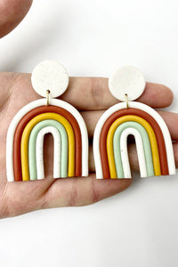 Rainbow Shape Dangle Earrings - Coolpeacock