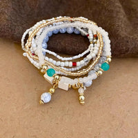 Resin Rice Bead Bracelet - Coolpeacock