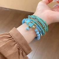 Resin Rice Bead Bracelet - Coolpeacock
