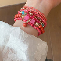 Resin Rice Bead Bracelet - Coolpeacock