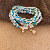Resin Rice Bead Bracelet - Coolpeacock